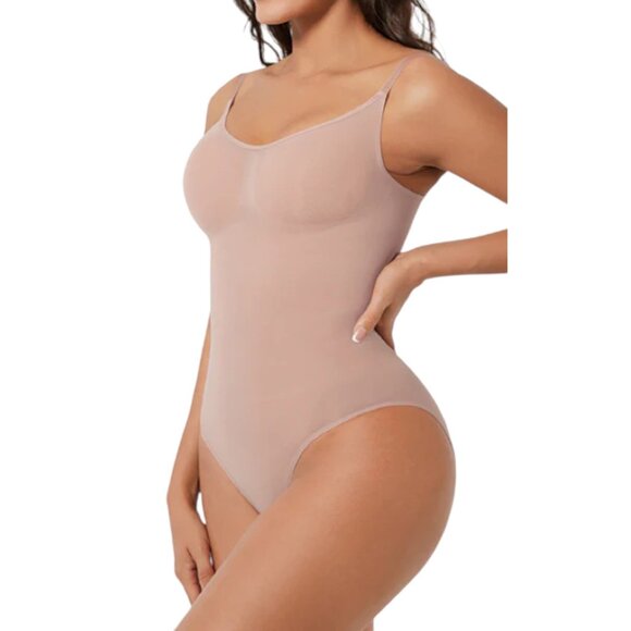 Seamless Shapewear Bodysuit | Postpartum & Everyday Body Shaper | Tummy Control - Picture 3 of 6